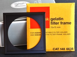 Kodak Gelatin Filter Frames 3x 75 x 75 mm Adjustable Filter Holder CAT14... - $28.00