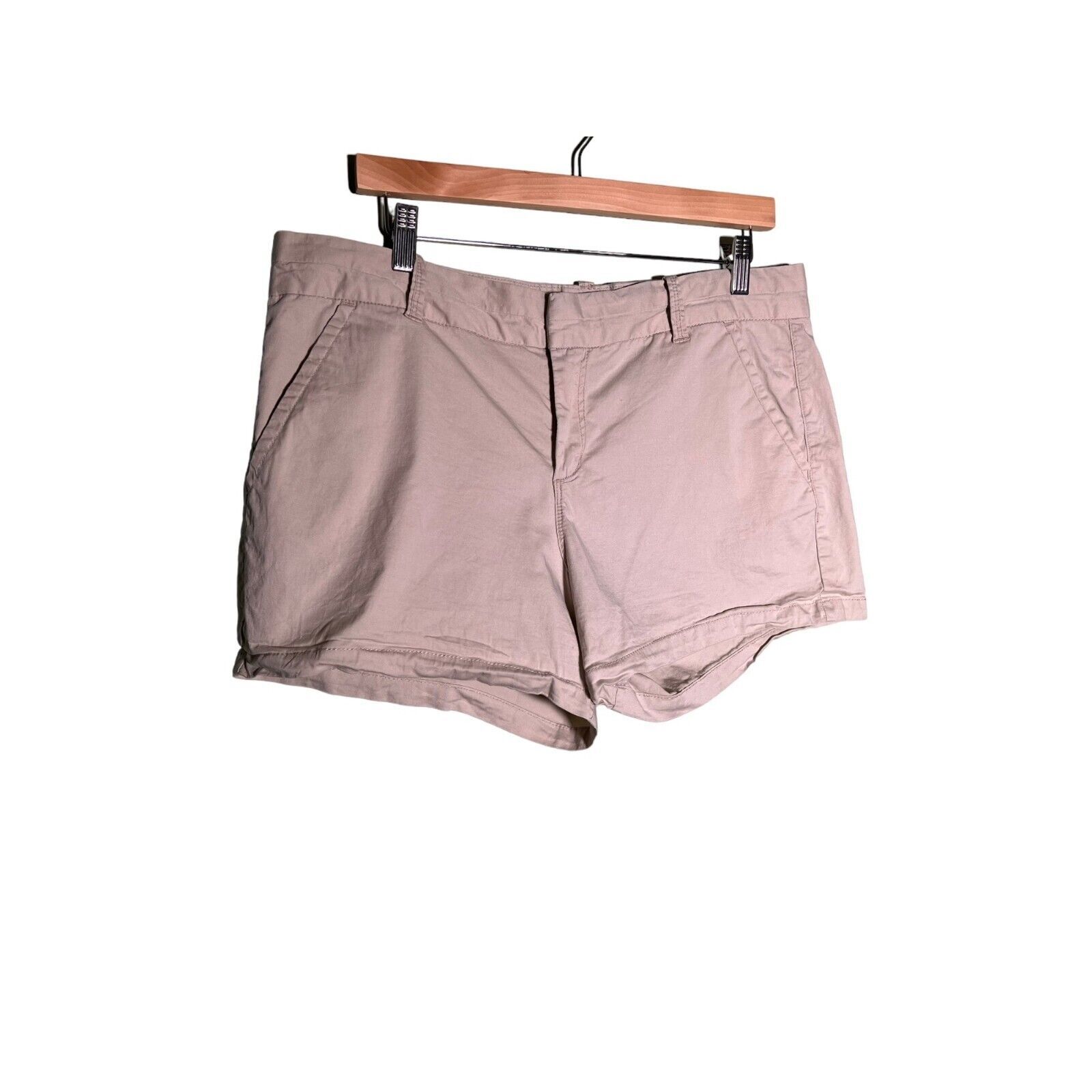 Primary image for CALVIN KLEIN Womens Size 14 Beige Khaki Chino Shorts Summer Modest
