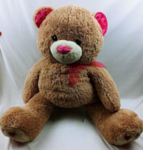 42&#39;&#39; Huge  Brown &amp; Pink Dream USA Teddy Bear Stuffed Animal Large Soft Plush - £47.81 GBP