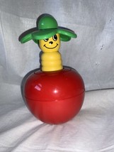 Vintage LEGO Primo Duplo Musical Apple Toy 2973 Roly Poly 7” WORKS - £38.17 GBP