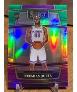 2021-22 Panini Select Basketball Neemias Queta #72 Concourse Tri-Color R... - $1.90