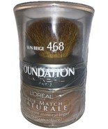 1- L&#39;oreal True Match Foundation Powder Makeup #468 SUN BEIGE New/Sealed... - $726.02 MXN