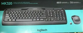 Logitech - MK320 - 2.4 GHz Wireless Desktop Keyboard and Mouse Combo - Black - $59.95
