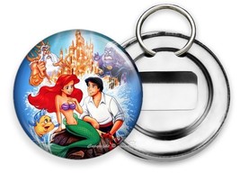 Little Mermaid Princess Ariel Prince Eric Ursula Triton Flounder Bottle Opener - £13.18 GBP