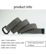 Heavy Duty Elastic Working Belt with Double D Ring for Men, 1.5&quot; Wide Web - $362.29 MXN