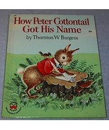 Child&#39;s Wonder Book How Peter Cottontail Got His Name Thornton Burgess - $128.59 MXN