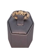 Dalmatian Jasper Stone Band Ring - Size 5.25 - $24.37 CAD