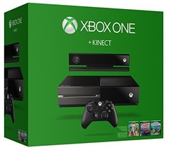 Xbox One 500GB Console with Kinect (No Chat Headset Included) - $336.99