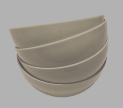 Ikea 365 Vintage 90s Ceramic Beige Sage Soup Cereal Bowl 6 1/4&quot; Lot of 4 - $13.24