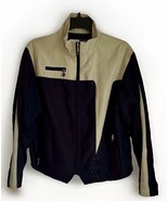 Jamie Sadock Black &amp; Green Bomber Jacket Woman’s Full Zip (M) - $571.18 MXN