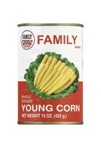 family whole spears young corn 15 oz (Pack of 8) - £69.47 GBP