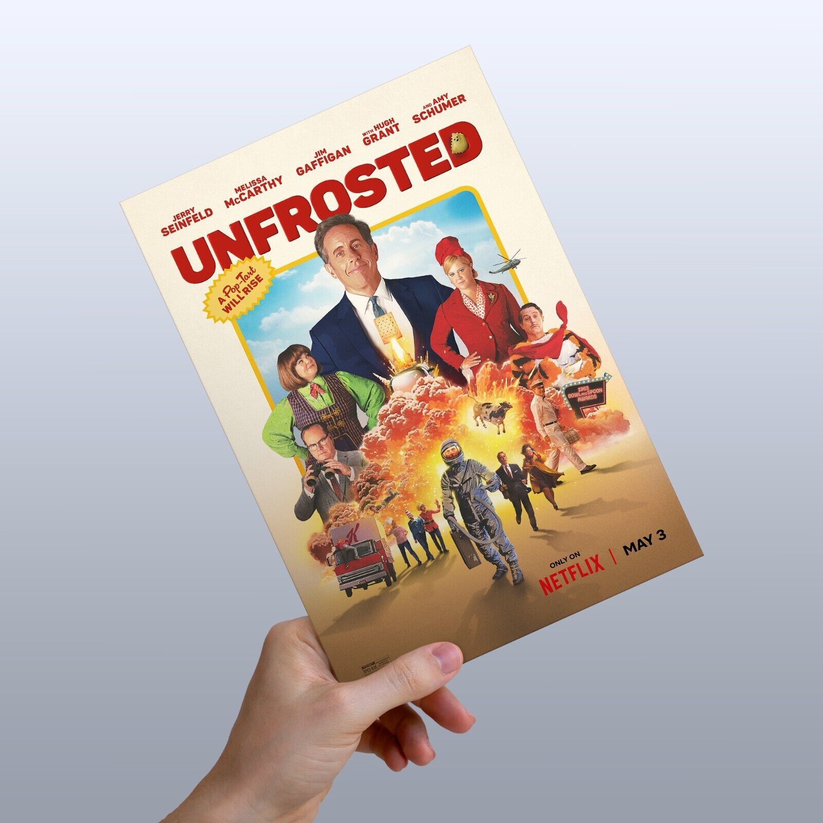 UNFROSTED movie poster 2024 Netflix Film Wall Art Room Decor Jerry Seinfeld