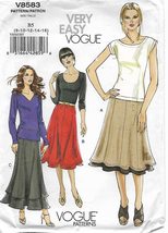 Vogue Patterns V8583 Misses&#39; Skirt, Size B5 (8-10-12-14-16) - £7.81 GBP