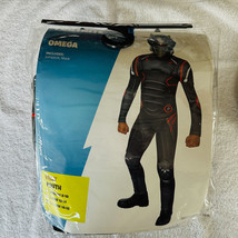 Fortnite Omega Costume Youth XL 14-16 Gray Jumpsuit Mask Padded Suit - £23.15 GBP