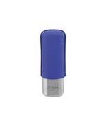 S.T. Dupont - Double Cigar Case Leather Electric Blue &amp; Chrome - 183267 - $299.91 CAD