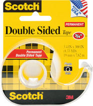 Scotch Permanent Double-Sided Tape-.75&quot;X300&quot; - £12.66 GBP