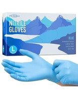 Medical Large Size Disposable Powder Free Blue Nitrile Gloves - Box of 100 - €6,98 EUR
