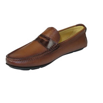 Men's Shoes Steve Madden Slip On Driving style Casual Soft Leather Tatem Bronze image 4