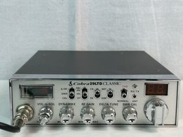 COBRA 29LTD CHROME CLASSIC CB RADIO 40 CHANNEL W/MIC *Tested Works* - £54.91 GBP