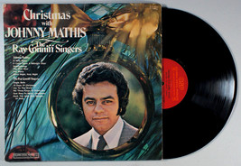 Johnny Mathis - Christmas With Ray Conniff (1972) Vinyl LP • Holiday - £12.82 GBP