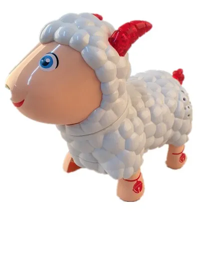 Electric Can Walk Dance Lamb Children&#39;s Toys Can Sing Small Pleasant Goat Lambs - £21.11 GBP