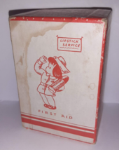 Vintage Lipstick Service First Aid Box for Tissues EMPTY Cute Vanity Display - £15.60 GBP