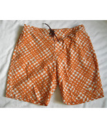 Tommy Bahama Relax Mens Large Swim Trunks Bathing Suit  Board Shorts Orange - £17.60 GBP