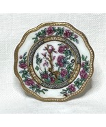 Vintage England Coleport China Tree Mini Plate Brooch - $369.07 MXN