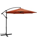 Ace Evert Offset Umbrella 8074, 10 ft, Polyester, Terra Cotta - $2,965.26 MXN