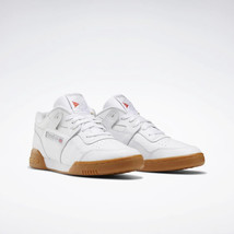 Reebok Classic Men&#39;s White Carbon Workout Plus Shoes Size 10 us CN2126 - £88.94 GBP