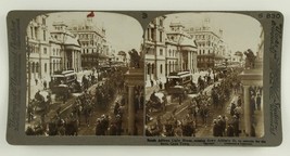 Vintage Stereoscope Card Underwood S830 Light Horse Trolley Cape Town Africa - £8.59 GBP