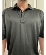 PGA Tour Polo Golf Shirt Men&#39;s Size M Medium Short Sleeve Black - €8,14 EUR