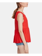 We The Free Womens Anytime Peplum Tank Top Size M Color Orange - £29.91 GBP