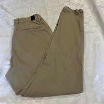 AG Adriano Goldschmied Pants 31R tan Roman Slouchy Slim Trouser - $85.71