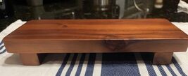 Acacia Wood Pedestal Soap Stand 9.8x4 Inches, 100% Solid Wood Riser 9.8&quot;... - $17.82