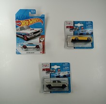 3 In-Packaging Die-cast Car Lot: Hot Wheels, Maisto Fresh Metal Chevrolet Camaro - £5.89 GBP