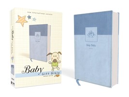 NIV, Baby Gift Bible, Holy Bible, Leathersoft, Blue, Red Letter, Comfort... - $29.90