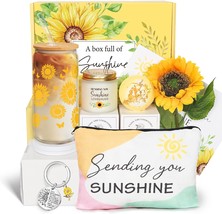 Birthday Gifts for Women Get Well Soon Gifts Sending Sunshine Sunflower Gift Bas - £31.35 GBP