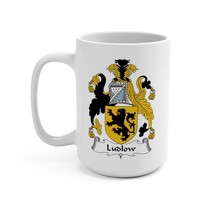 Ludlow Family Coat of Arms Coffee Mug (15oz, White) - £15.67 GBP