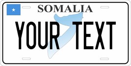 Somalia Map  License Plate Personalized Custom Auto Bike Motorcycle Tag - £8.16 GBP+