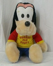 Vintage DISNEY PLUSH  HOORAY FOR GOOFY 10&quot; - £9.93 GBP