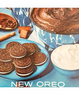 1960 Nabisco Oreo Cookies New Advertisement Dessert Snack Vintage DWII27 - €25,74 EUR