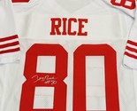 Jerry Rice Signed San Francisco 49ers Football Jersey COA - £181.10 GBP