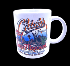 Chicks Harley Davidson Mug Albuquerque NM Motorcycle Coffee Cup Vintage ... - £21.64 GBP