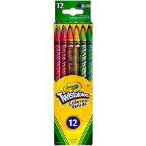 Crayola Twistables Colored Pencils - 12 Vibrant Colors, Soft Leads for S... - $21.49