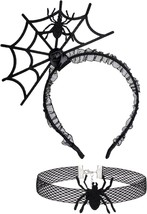 Halloween Spider Headband Headpiece Cosplay Halloween Party Head Piece Hair Hoop - £17.76 GBP