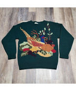 1988 Susan Bristol 100% Wool Knit Duck Fowl Bird Sweater Crewel Womens 3... - $58.04