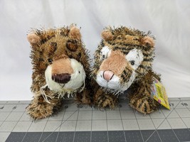 Ganz Webkins Bengal Tiger Leopard Plush Lot of 2 Stuffed Animal Toy - £10.34 GBP