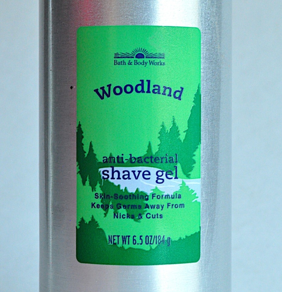 Bath & Body Works Woodland Anti-bacterial Shave Gel 6.5 oz Mens HTF Shaving VTG Item image 3