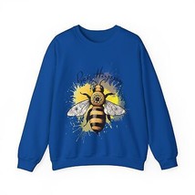 bee happy positive vibe Unisex Heavy Blend™ Crewneck Sweatshirt men wome... - £21.70 GBP+